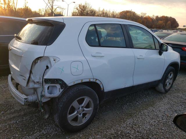  CHEVROLET TRAX 2016 White