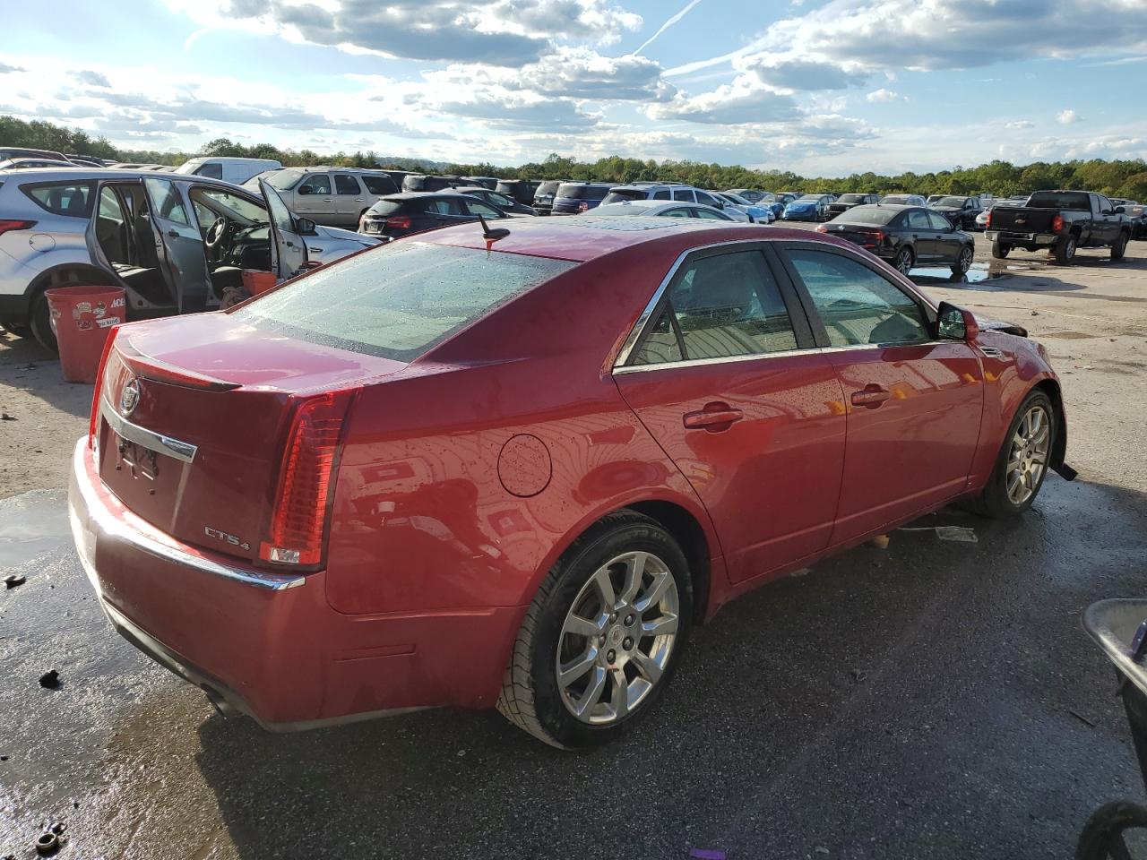 2008 Cadillac Cts Hi Feature V6 VIN: 1G6DT57V380187594 Lot: 74959474