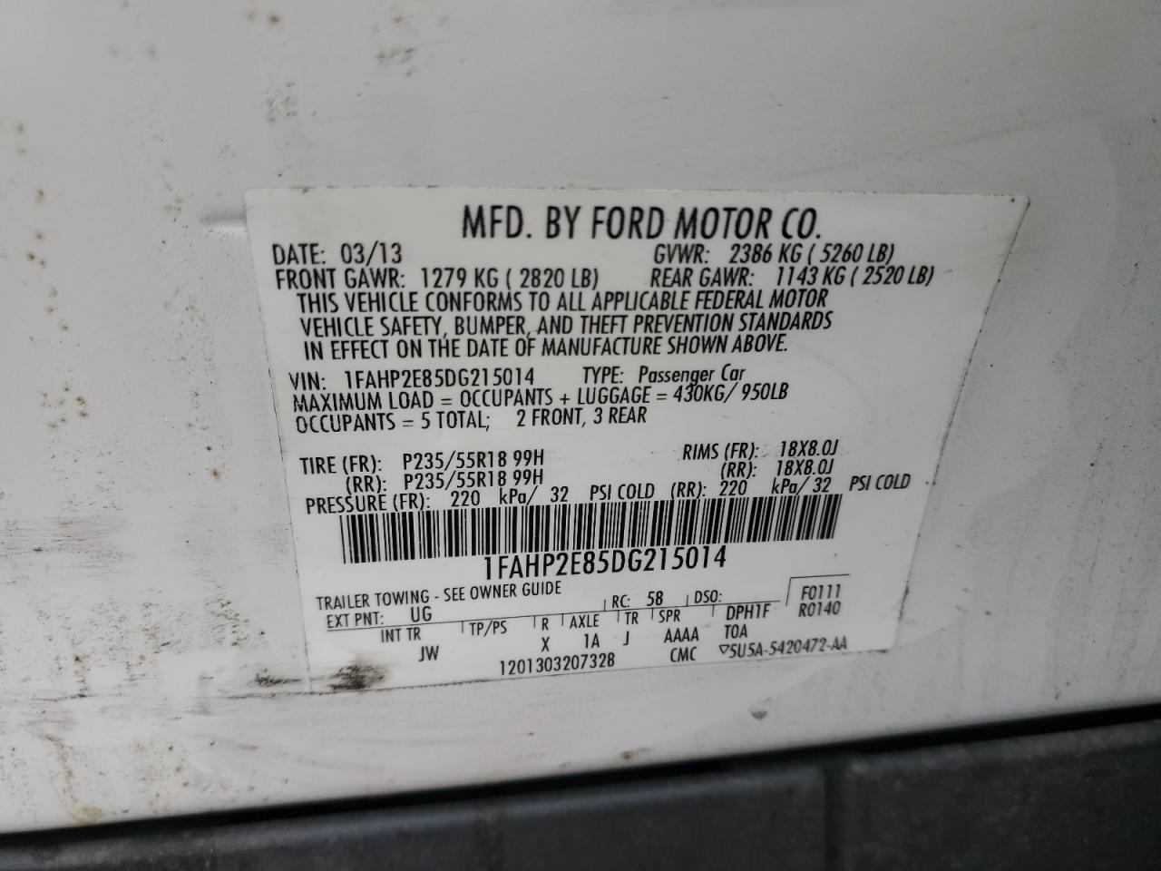 2013 Ford Taurus - Image 12