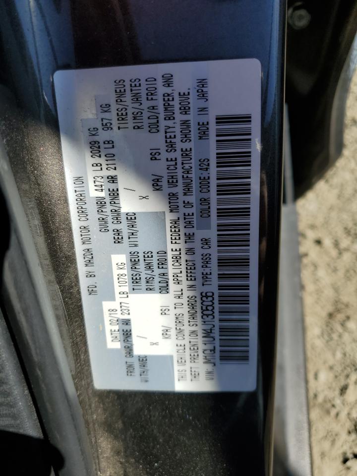 2018 Mazda 6 Sport VIN: JM1GL1UM4J1305036 Lot: 77785544