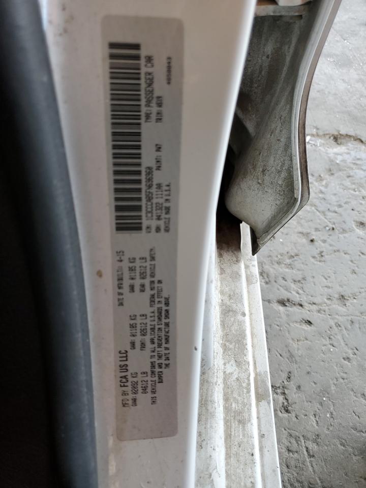 2015 Chrysler 200 Limited VIN: 1C3CCCAB5FN696960 Lot: 73930374