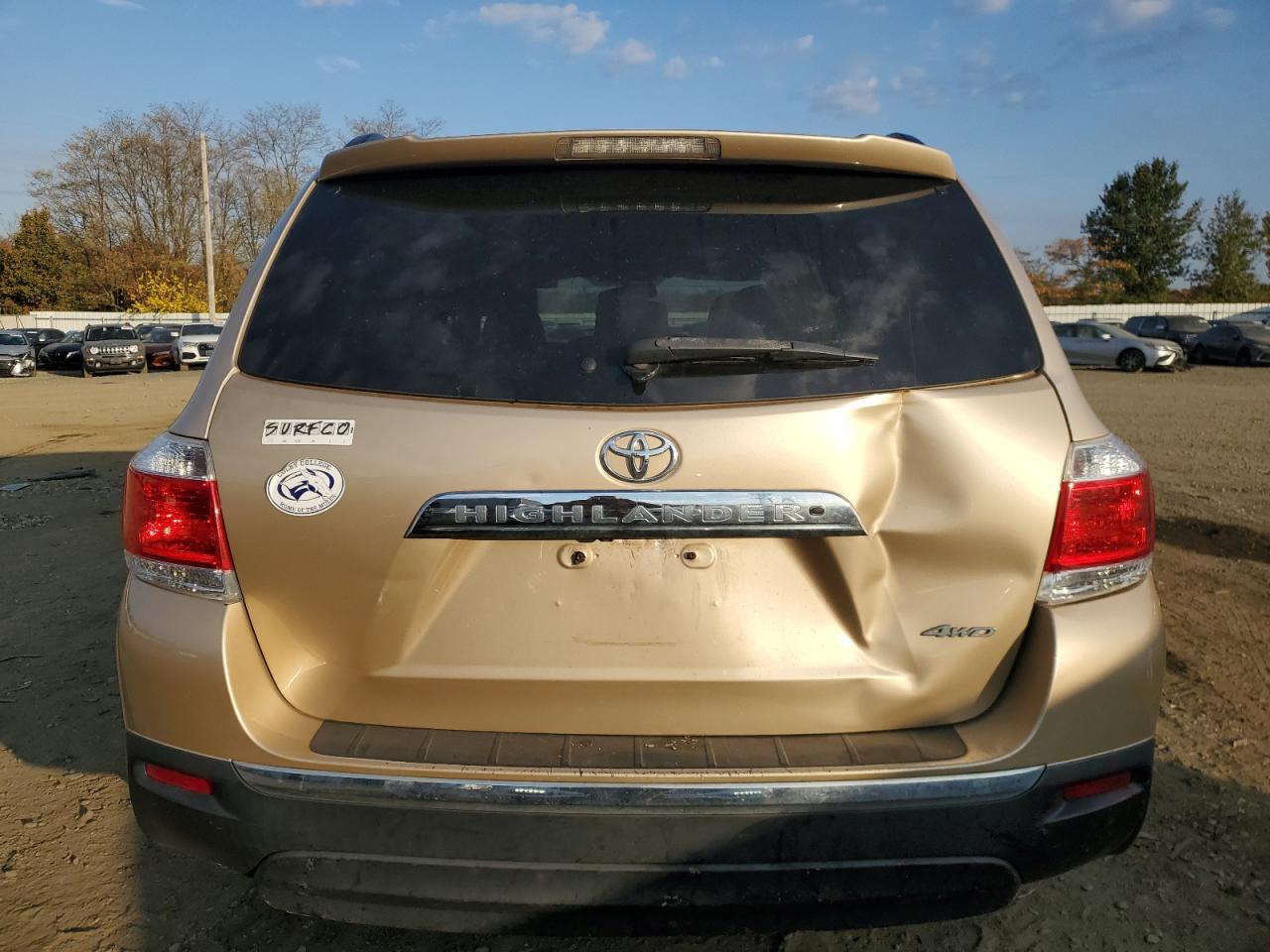 2012 Toyota Highlander Base VIN: 5TDBK3EH7CS173910 Lot: 77278804