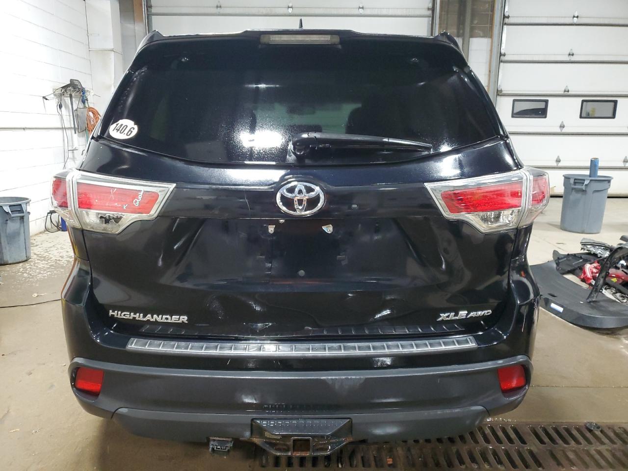 2015 Toyota Highlander Xle VIN: 5TDJKRFH6FS110993 Lot: 74825724