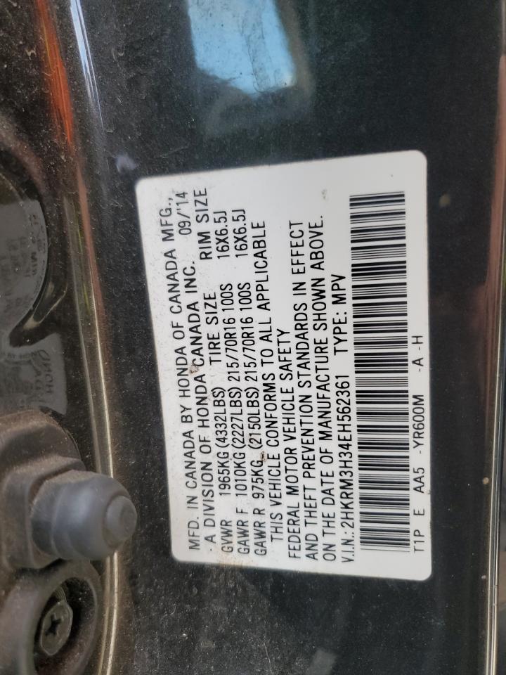 2HKRM3H34EH562361 2014 Honda Cr-V Lx