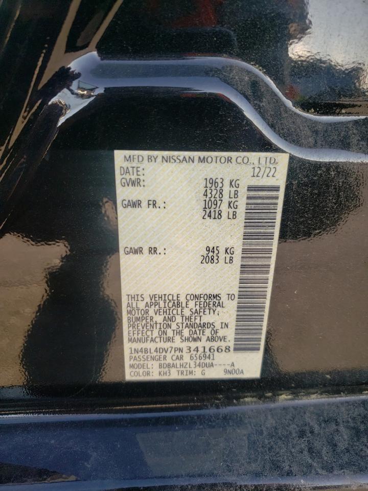 1N4BL4DV7PN341668 2023 Nissan Altima Sv