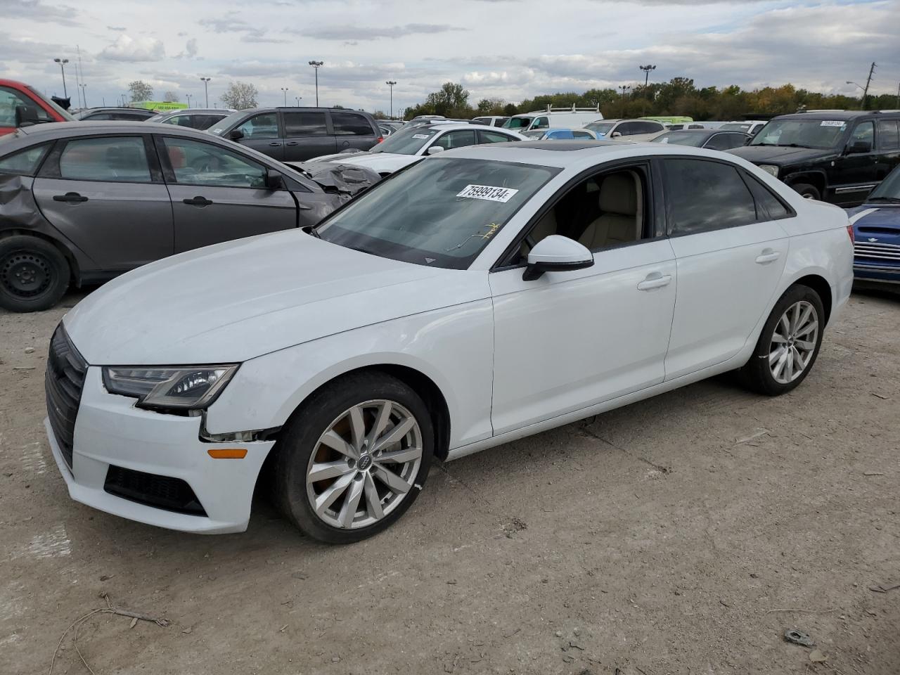 2017 Audi A4 Premium VIN: WAUANAF47HN068846 Lot: 75999134