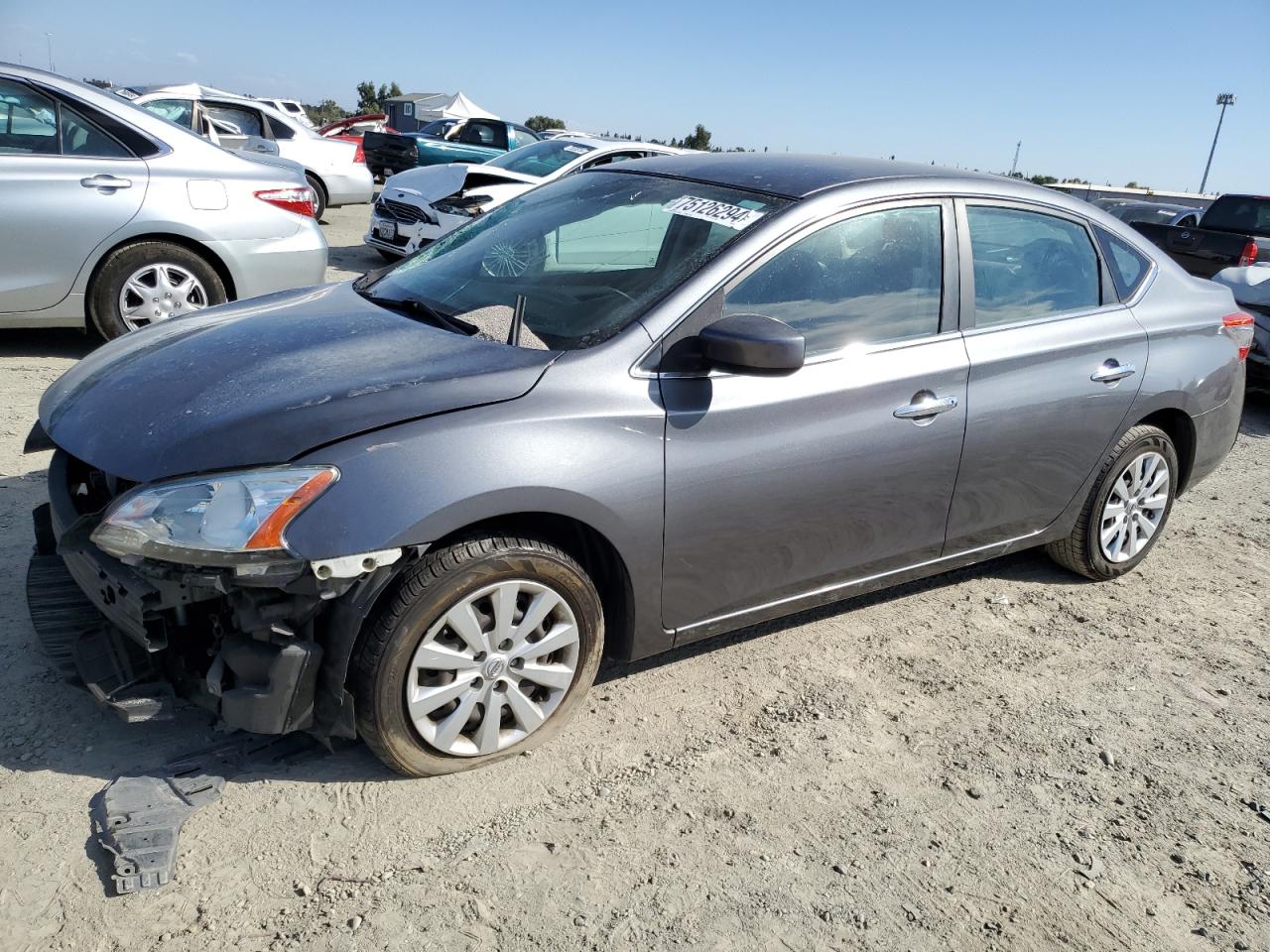 2015 Nissan Sentra S VIN: 3N1AB7AP2FL663331 Lot: 75126294