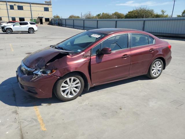  HONDA CIVIC 2012 Burgundy