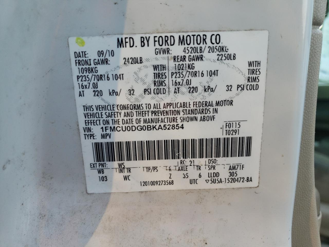 2011 Ford Escape - Image 13