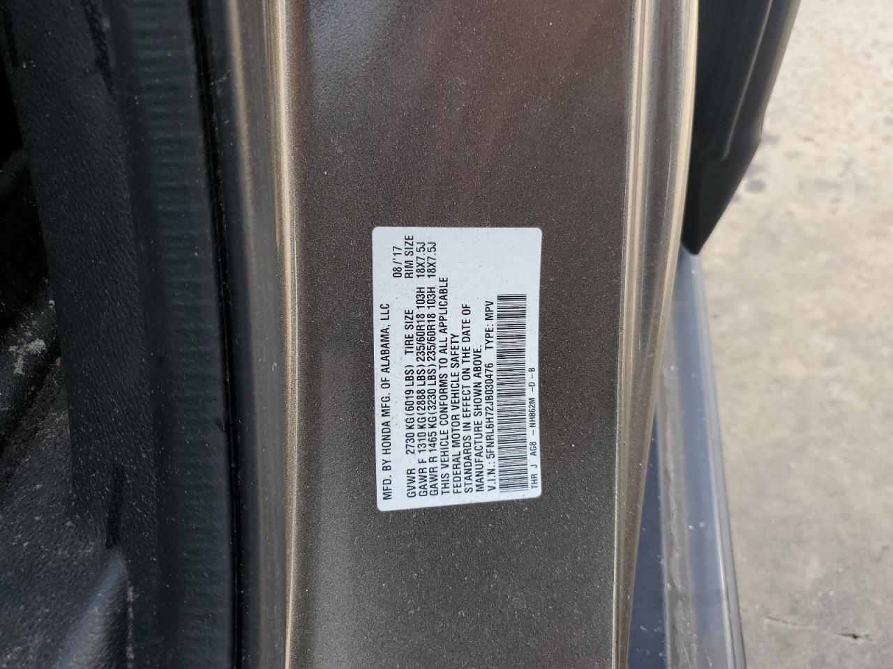 2018 Honda Odyssey - Image 14