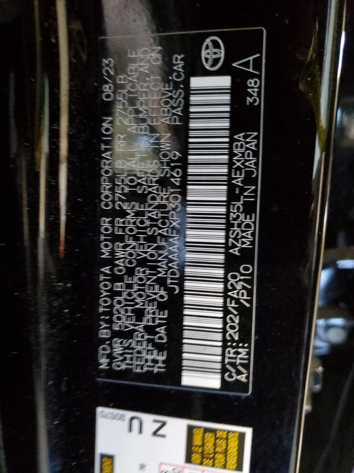 2023 Toyota Crown Xle VIN: JTDAAAAFXP3014619 Lot: 78449444