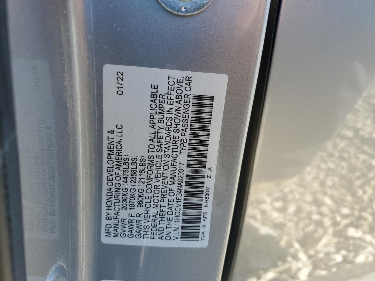 2022 Honda Accord - Image 15