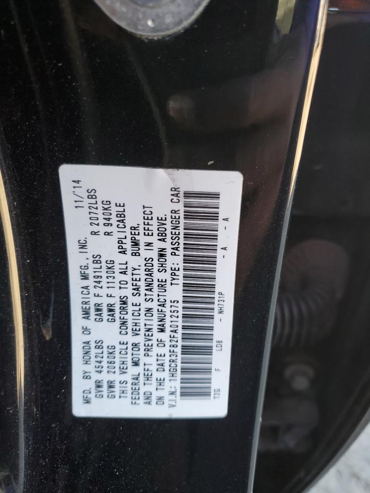 1HGCR3F82FA012575 2015 Honda Accord Exl