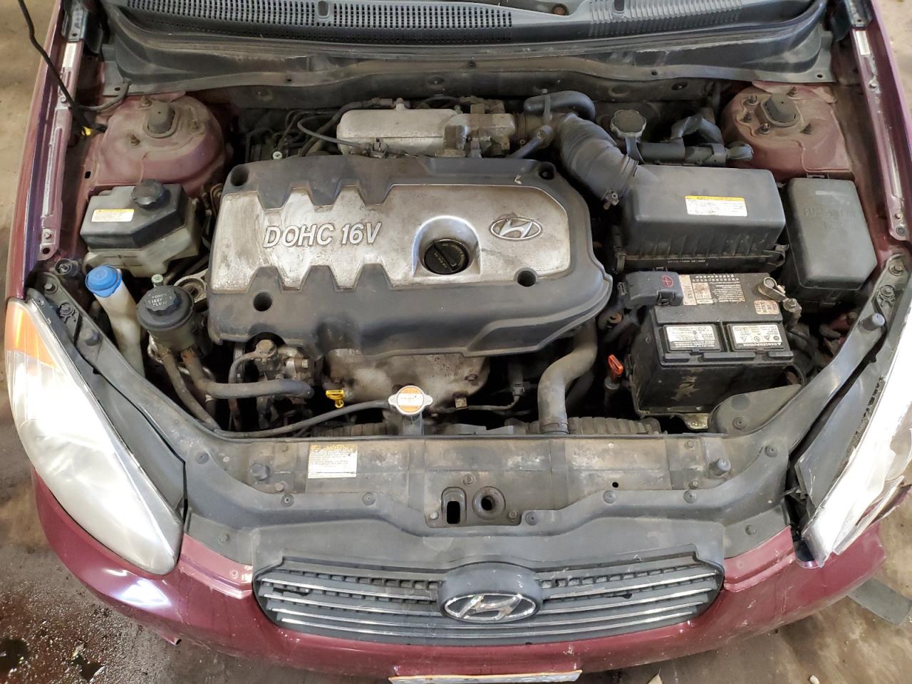 2007 Hyundai Accent Gls VIN: KMHCN46C17U117625 Lot: 90277915