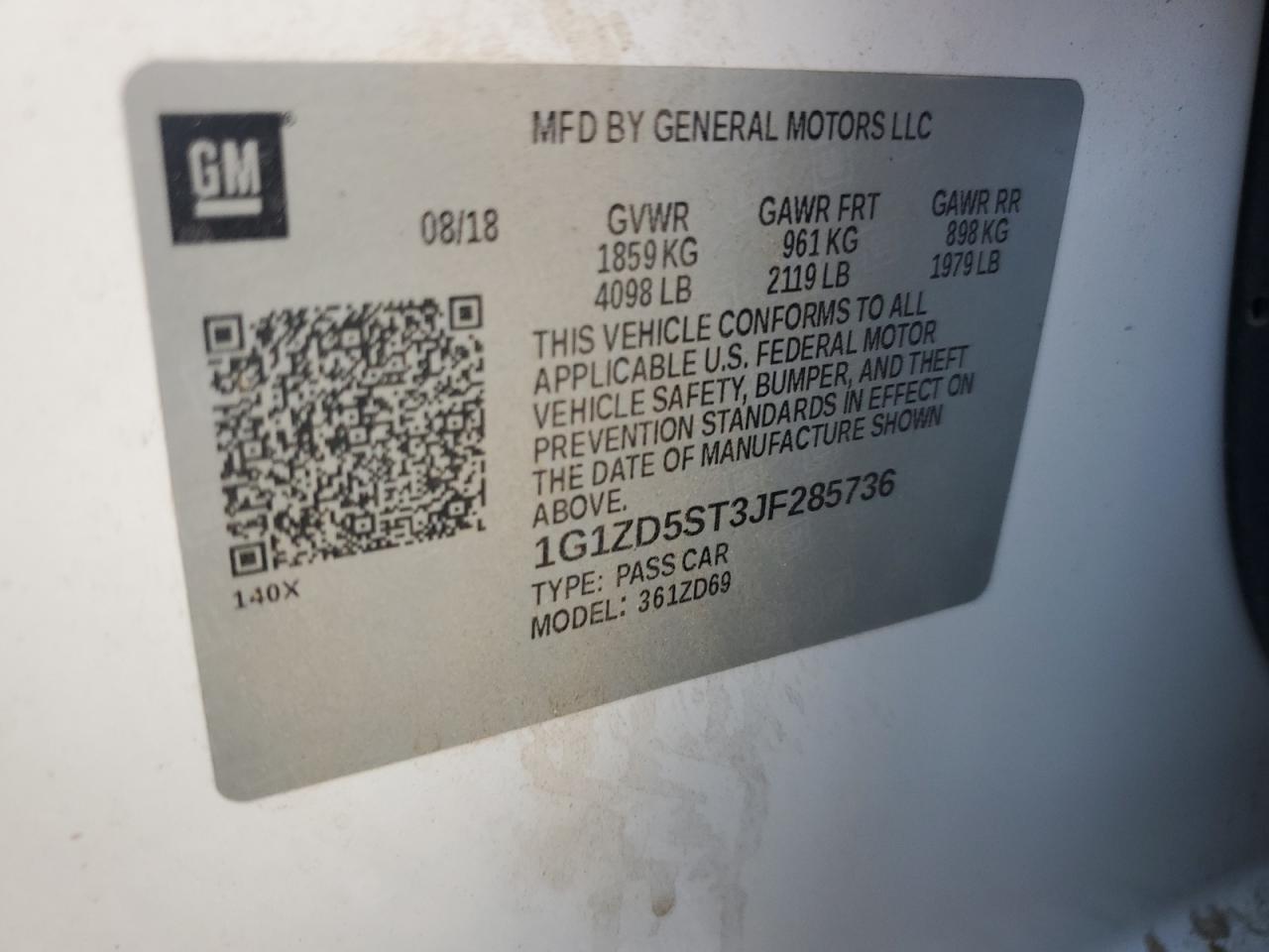 2018 Chevrolet Malibu - Image 12
