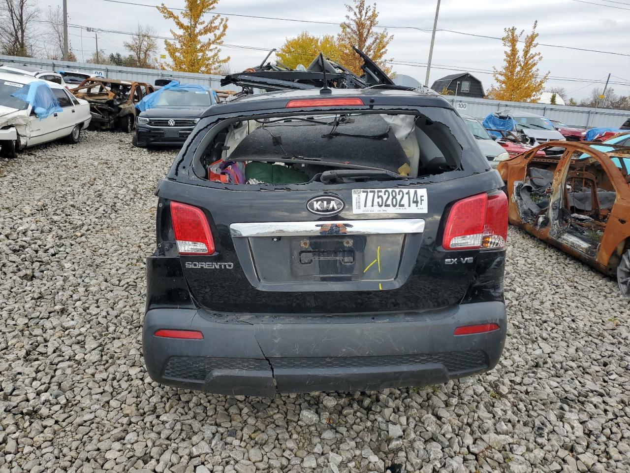 2011 Kia Sorento Ex VIN: 5XYKUDA2XBG027207 Lot: 77528214