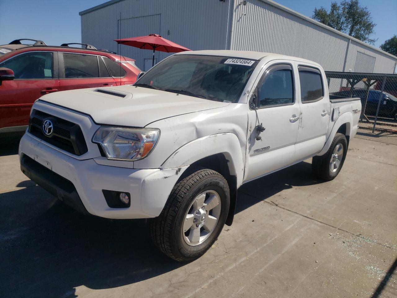 2015 Toyota Tacoma Double Cab Prerunner VIN: 3TMJU4GN1FM185151 Lot: 74324564