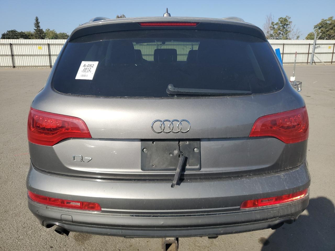 2012 Audi Q7 Premium Plus VIN: WA1LGAFE6CD005051 Lot: 75359534