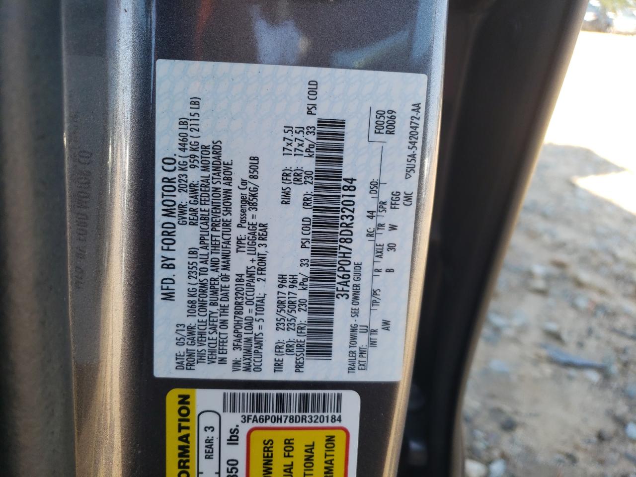 2013 Ford Fusion - Image 12