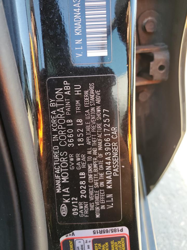 KNADN4A39D6172577 2013 Kia Rio Ex