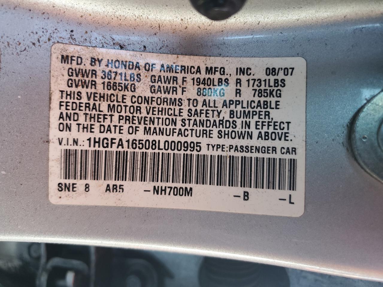 2008 Honda Civic - Image 13