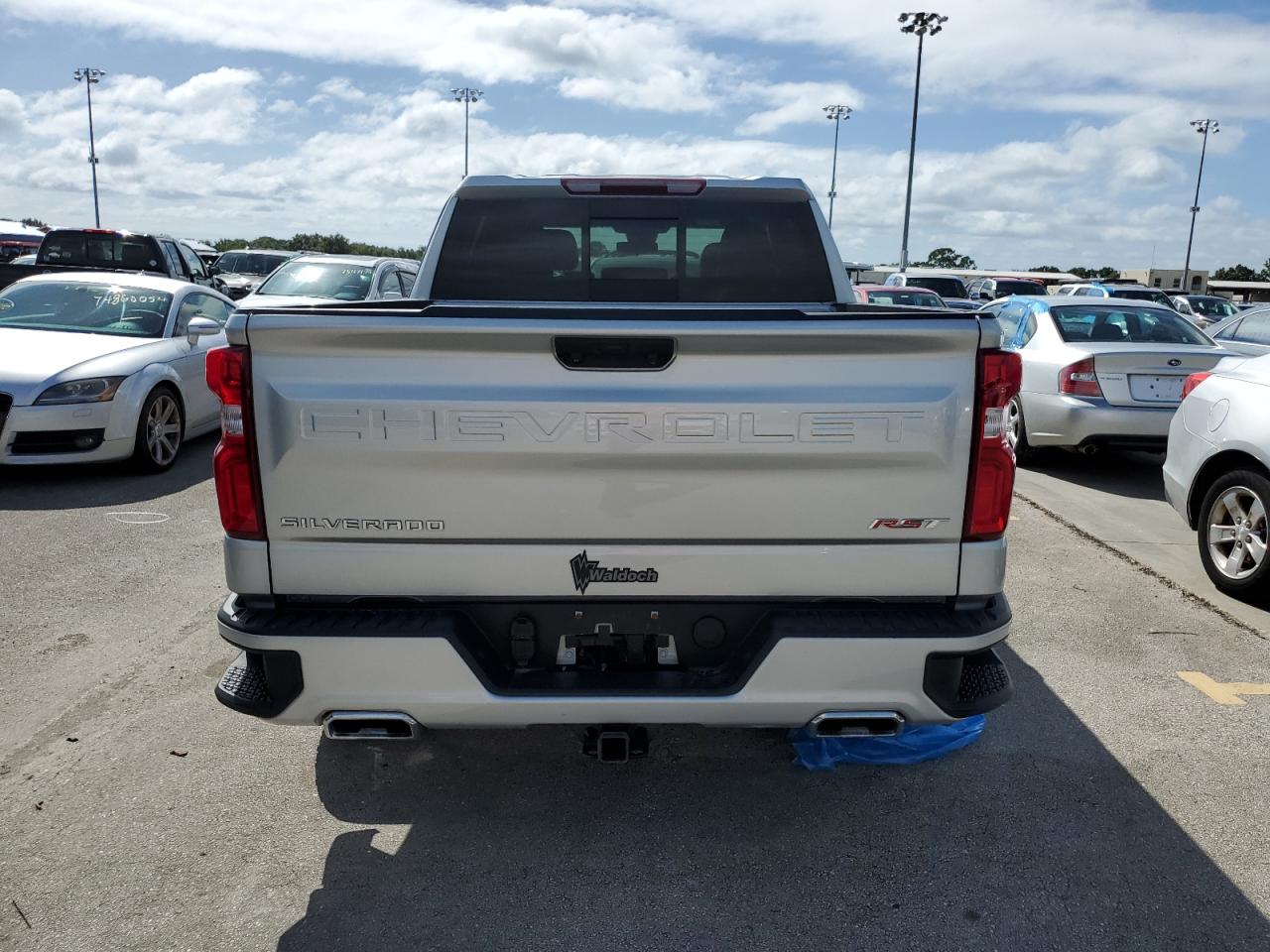 2022 Chevrolet Silverado K1500 Rst VIN: 1GCUDEEL2NZ521603 Lot: 75123664