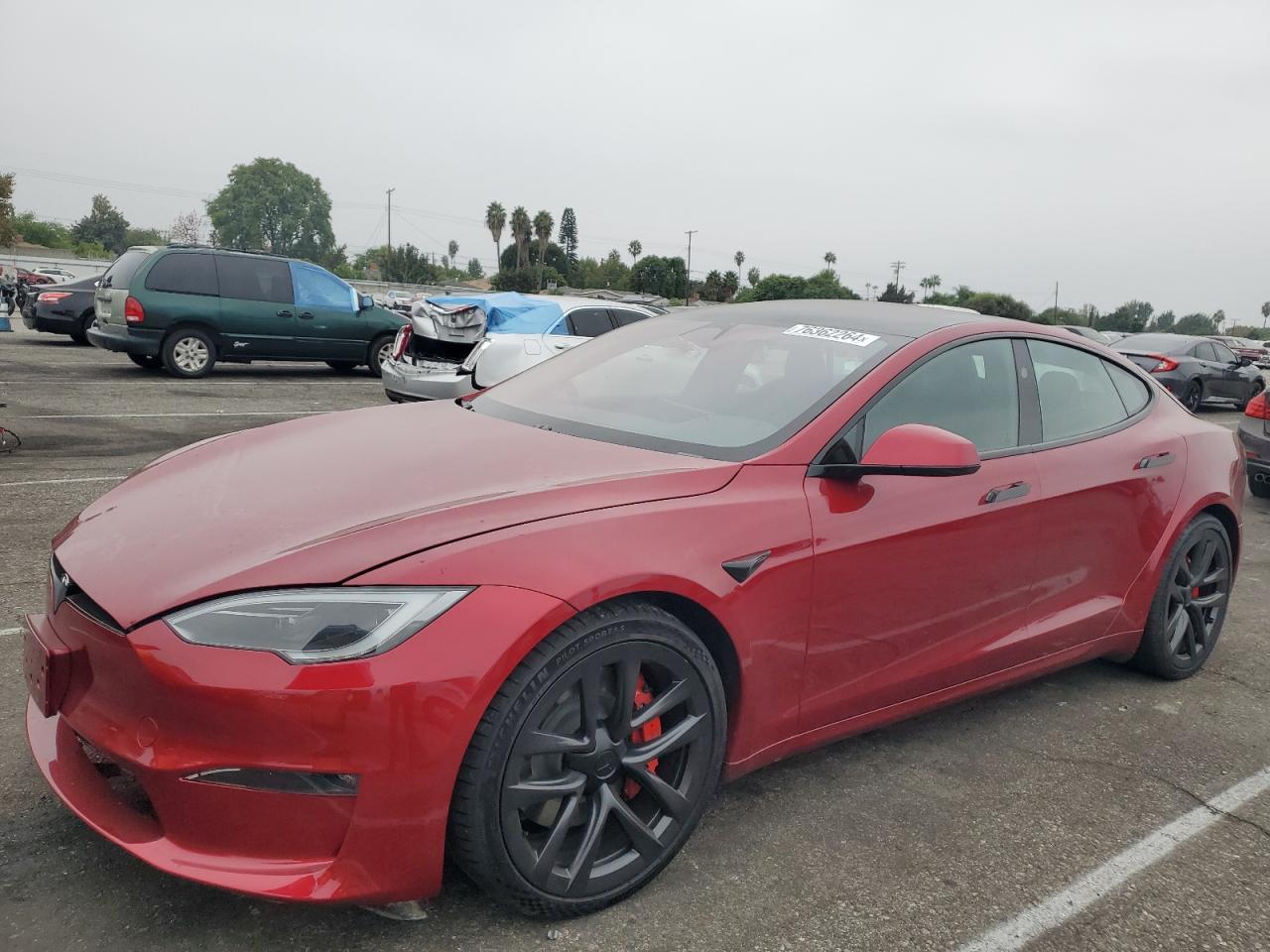 VIN 5YJSA1E67PF522807 2023 TESLA MODEL S no.1