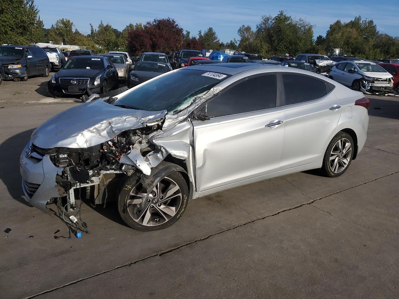 2016 Hyundai Elantra Se VIN: 5NPDH4AE0GH710542 Lot: 74104894