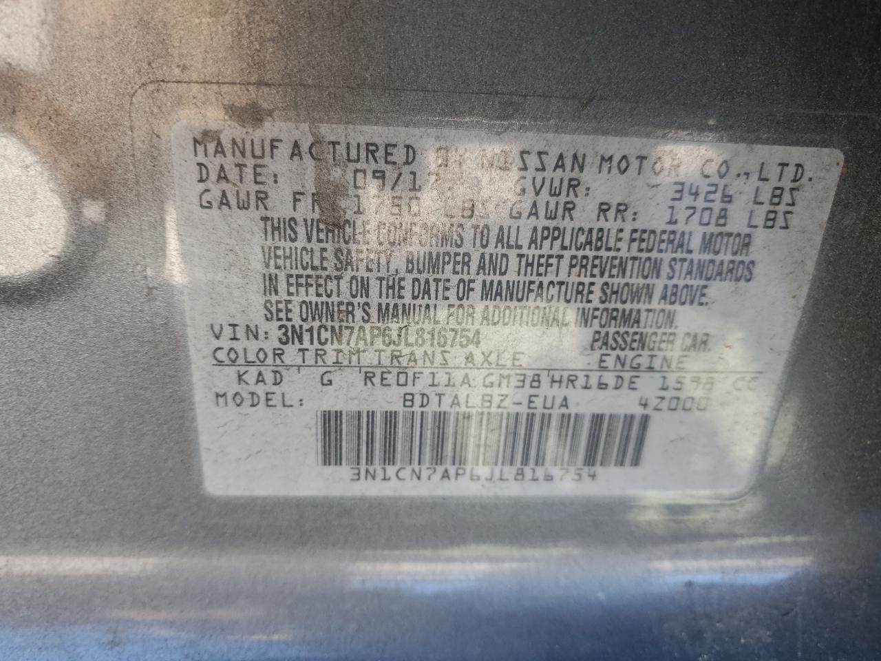 2018 Nissan Versa - Image 12