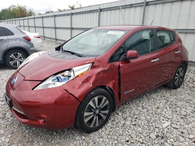 Hatchbacks NISSAN LEAF 2015 Red