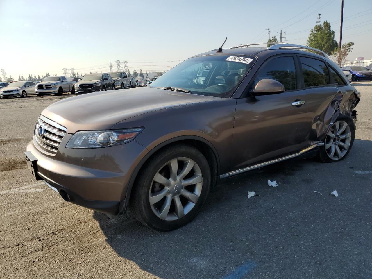 2006 Infiniti Fx35 VIN: JNRAS08U26X102471 Lot: 74024984