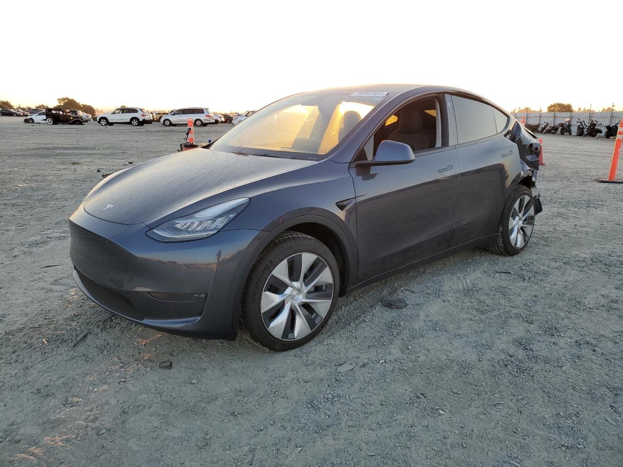 VIN 5YJYGDEE9MF092159 2021 TESLA MODEL Y no.1