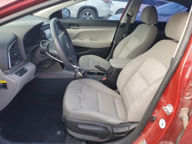  HYUNDAI ELANTRA 2018 Червоний