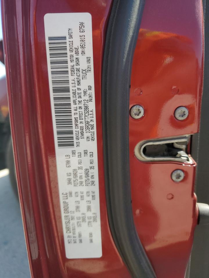 2012 Dodge Ram 1500 St VIN: 1C6RD6FT7CS280712 Lot: 76142264