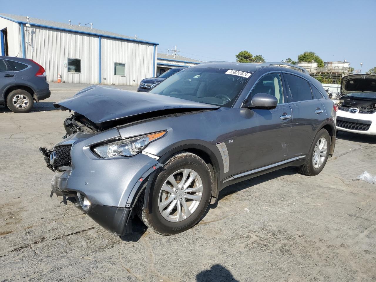 2017 Infiniti Qx70 VIN: JN8CS1MW1HM416322 Lot: 75022624