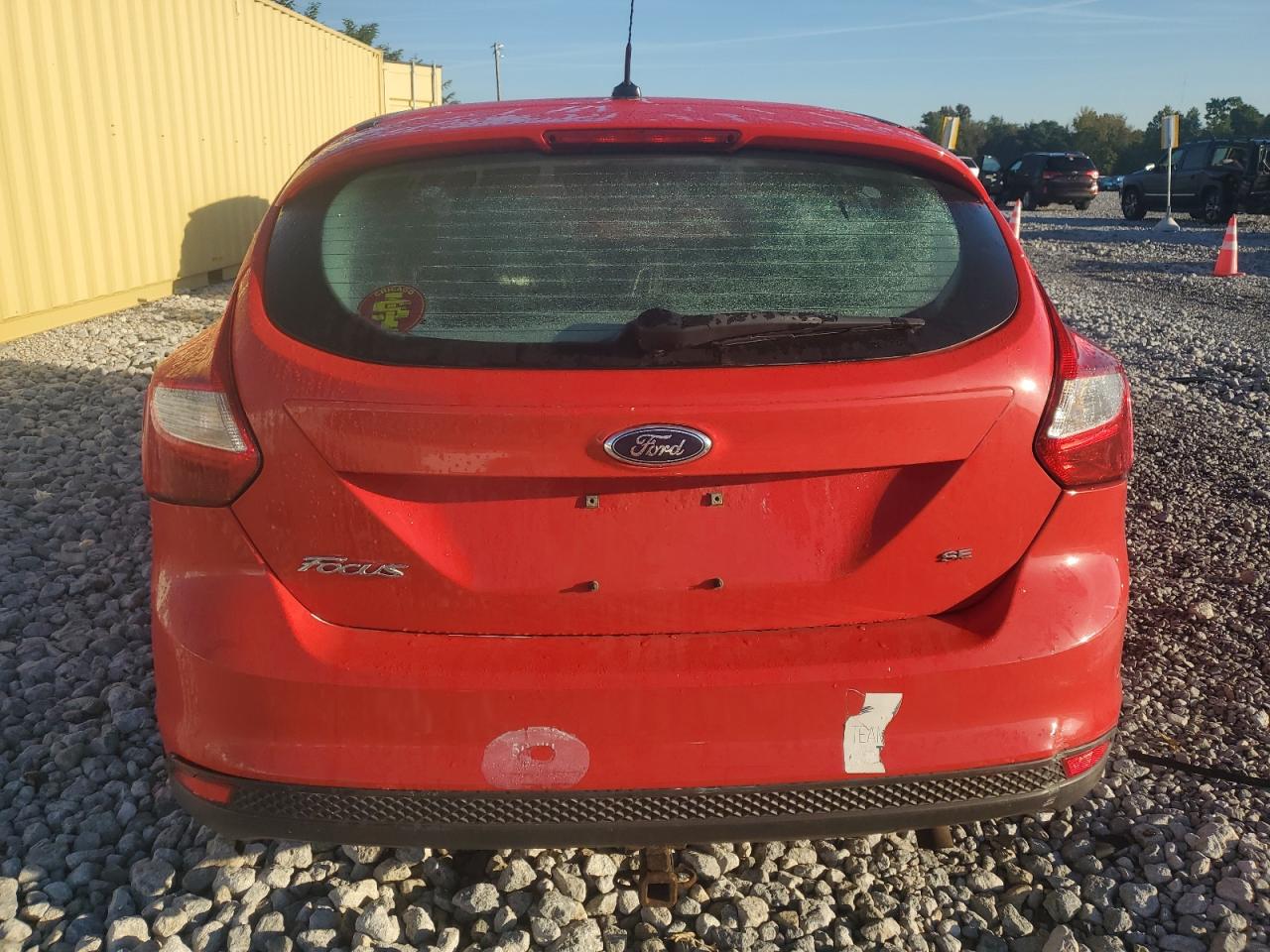 2012 Ford Focus Se VIN: 1FAHP3K27CL187373 Lot: 73867144