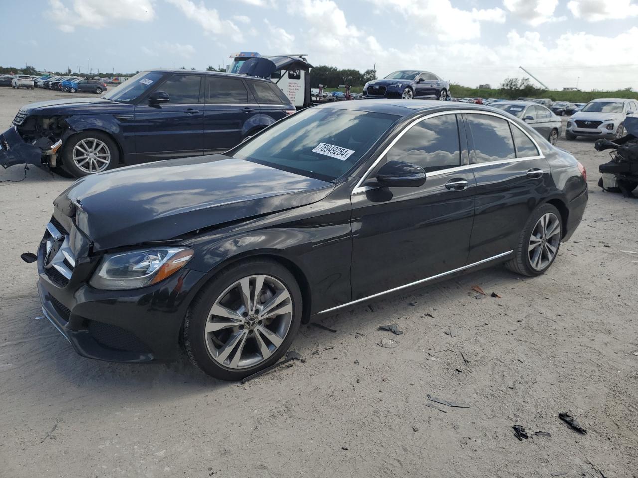 VIN WDDWF4JB7JR370798 2018 MERCEDES-BENZ C-CLASS no.1