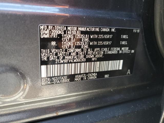 2T3W1RFV4LW066369 Toyota RAV4 XLE 13