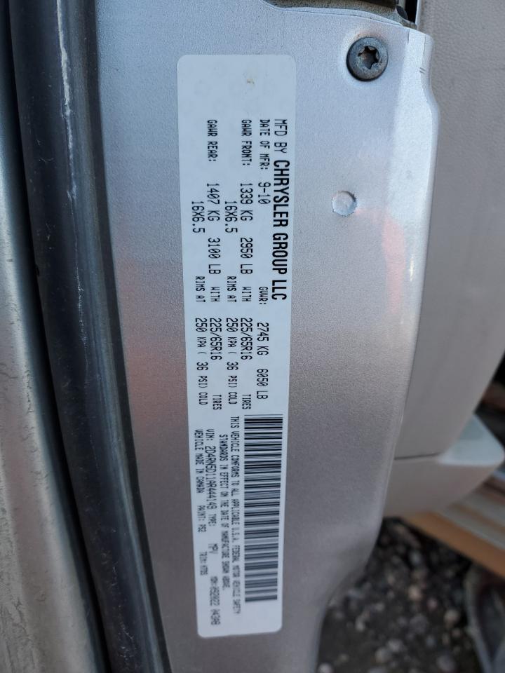 2010 Dodge Grand Caravan Sxt VIN: 2D4RN5D11AR444149 Lot: 76276924