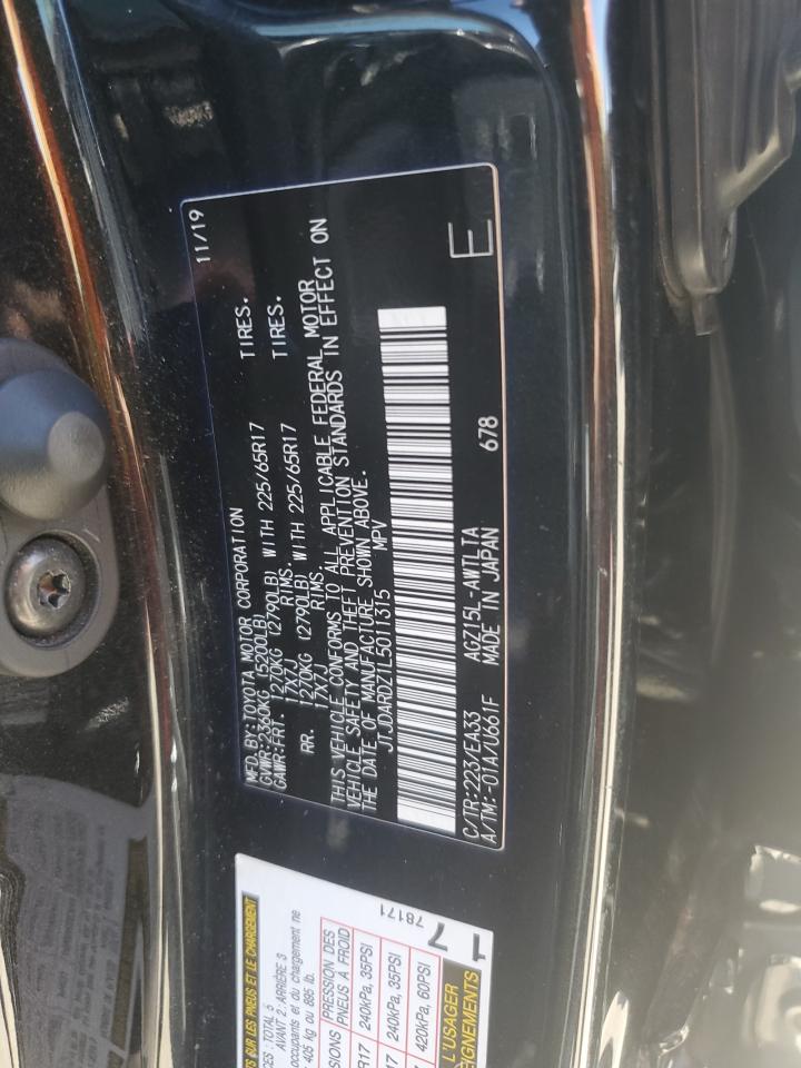 2020 Lexus Nx 300 VIN: JTJDARDZ1L5011315 Lot: 74954074