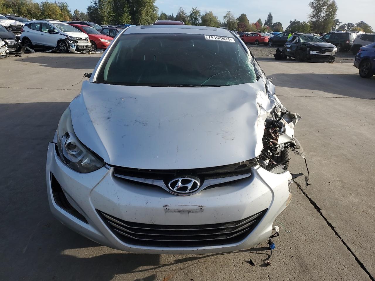 2016 Hyundai Elantra Se VIN: 5NPDH4AE0GH710542 Lot: 74104894