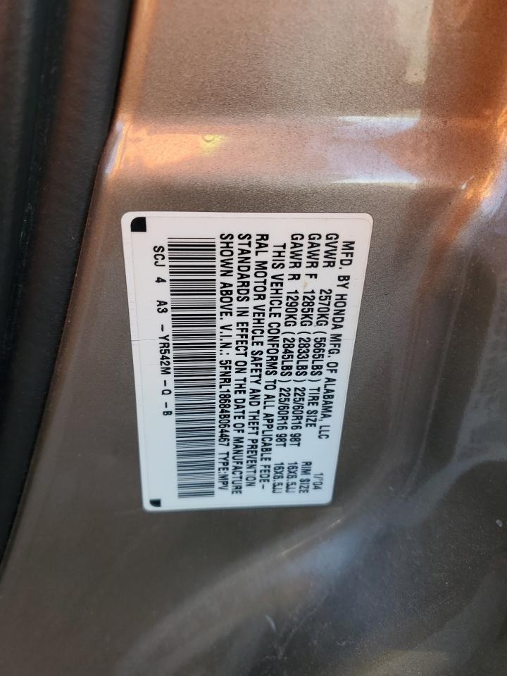 5FNRL18684B064467 2004 Honda Odyssey Ex