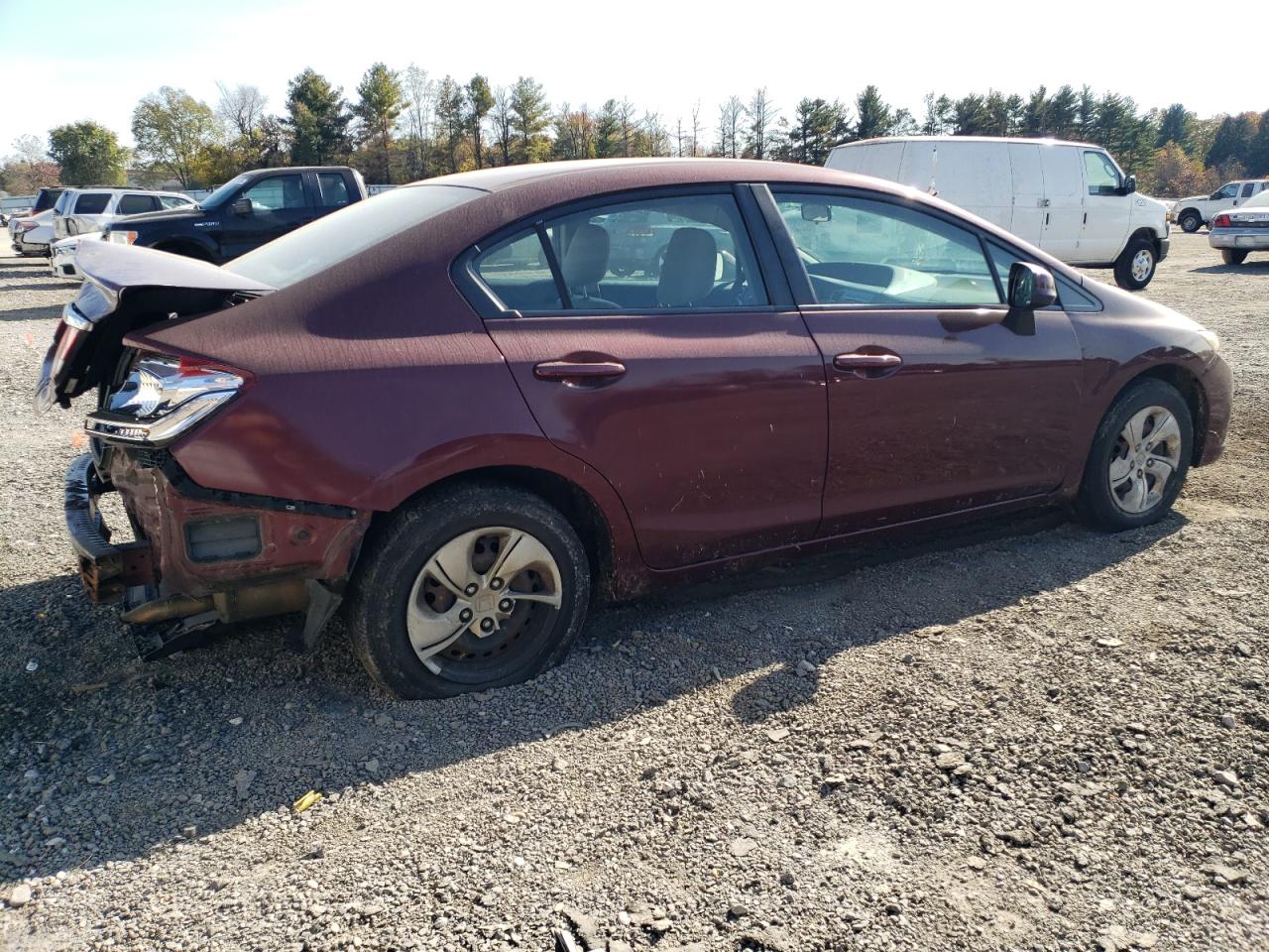 2013 Honda Civic Lx VIN: 2HGFB2F59DH529369 Lot: 77306004