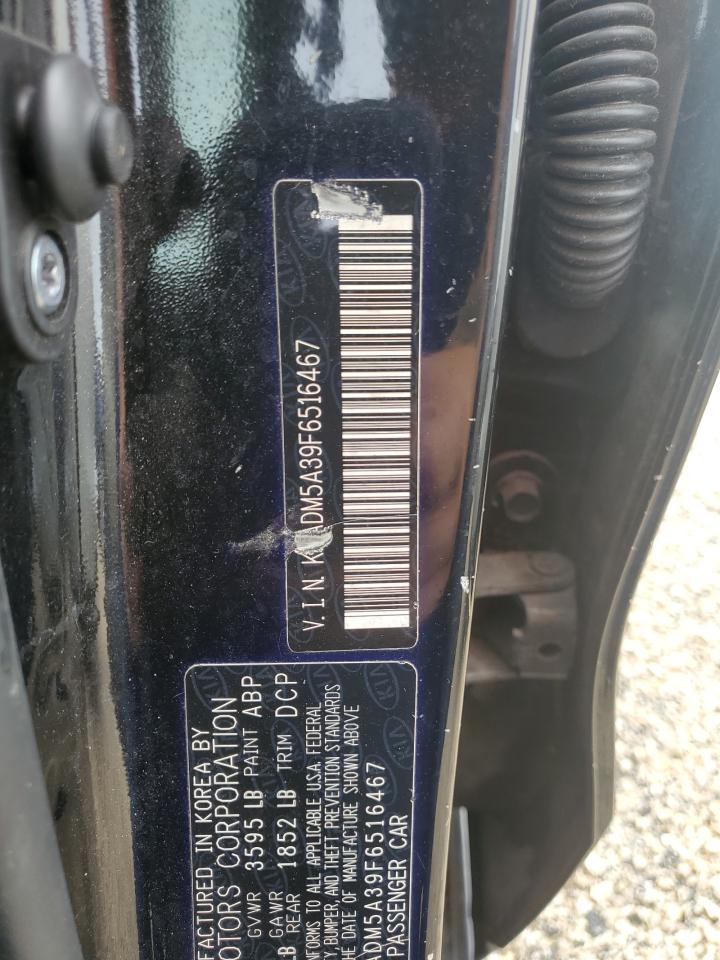 KNADM5A39F6516467 2015 Kia Rio Lx