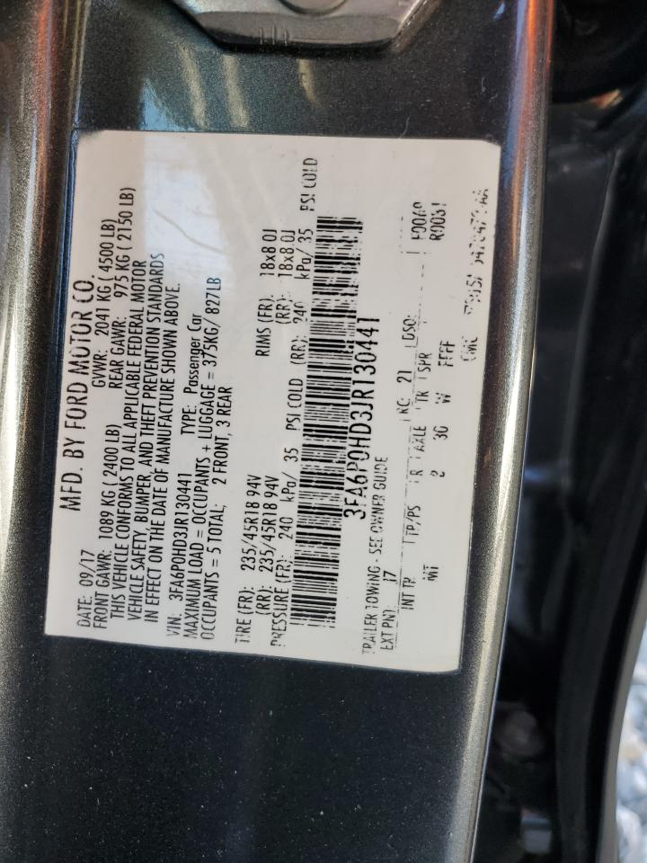 3FA6P0HD3JR130441 2018 FORD FUSION - Image 12