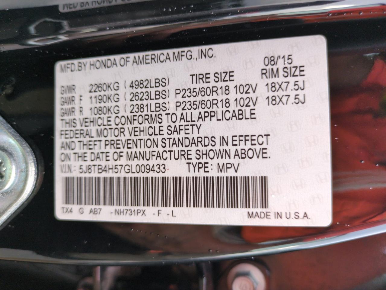 2016 Acura RDX - Image 14