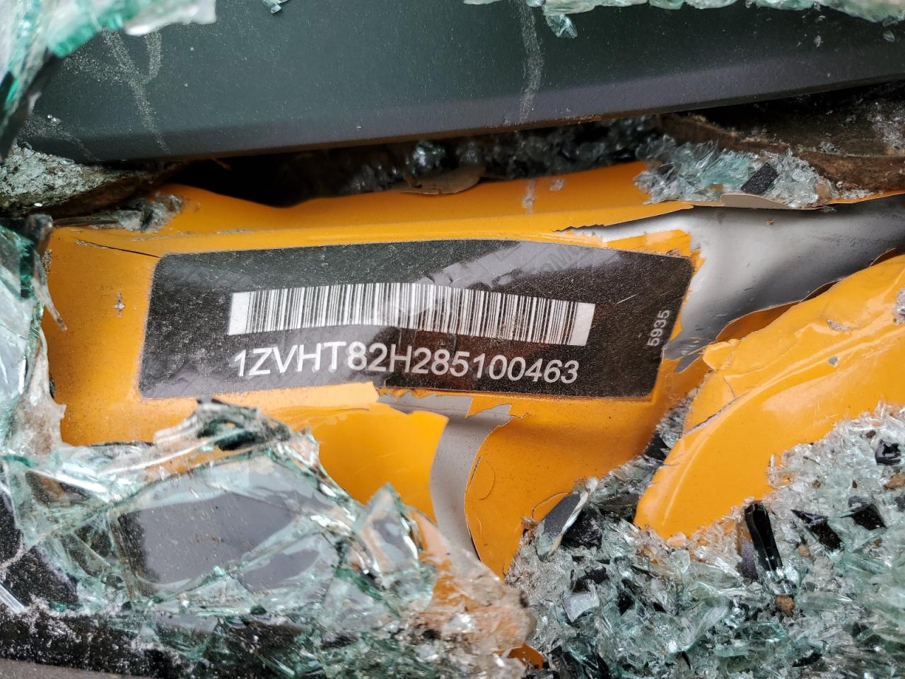 2008 Ford Mustang Gt VIN: 1ZVHT82H285100463 Lot: 76122274