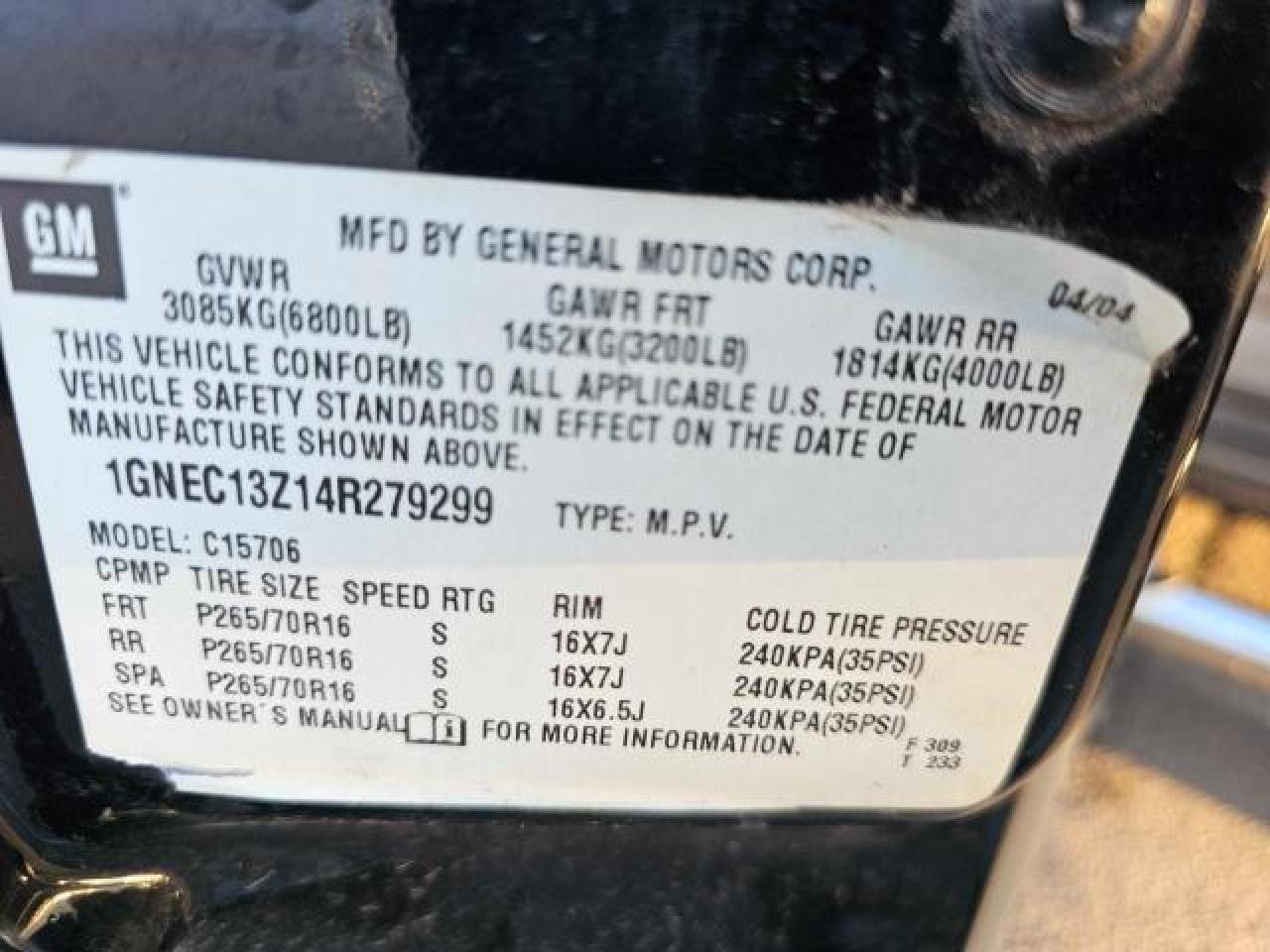 2004 Chevrolet Tahoe - Image 10
