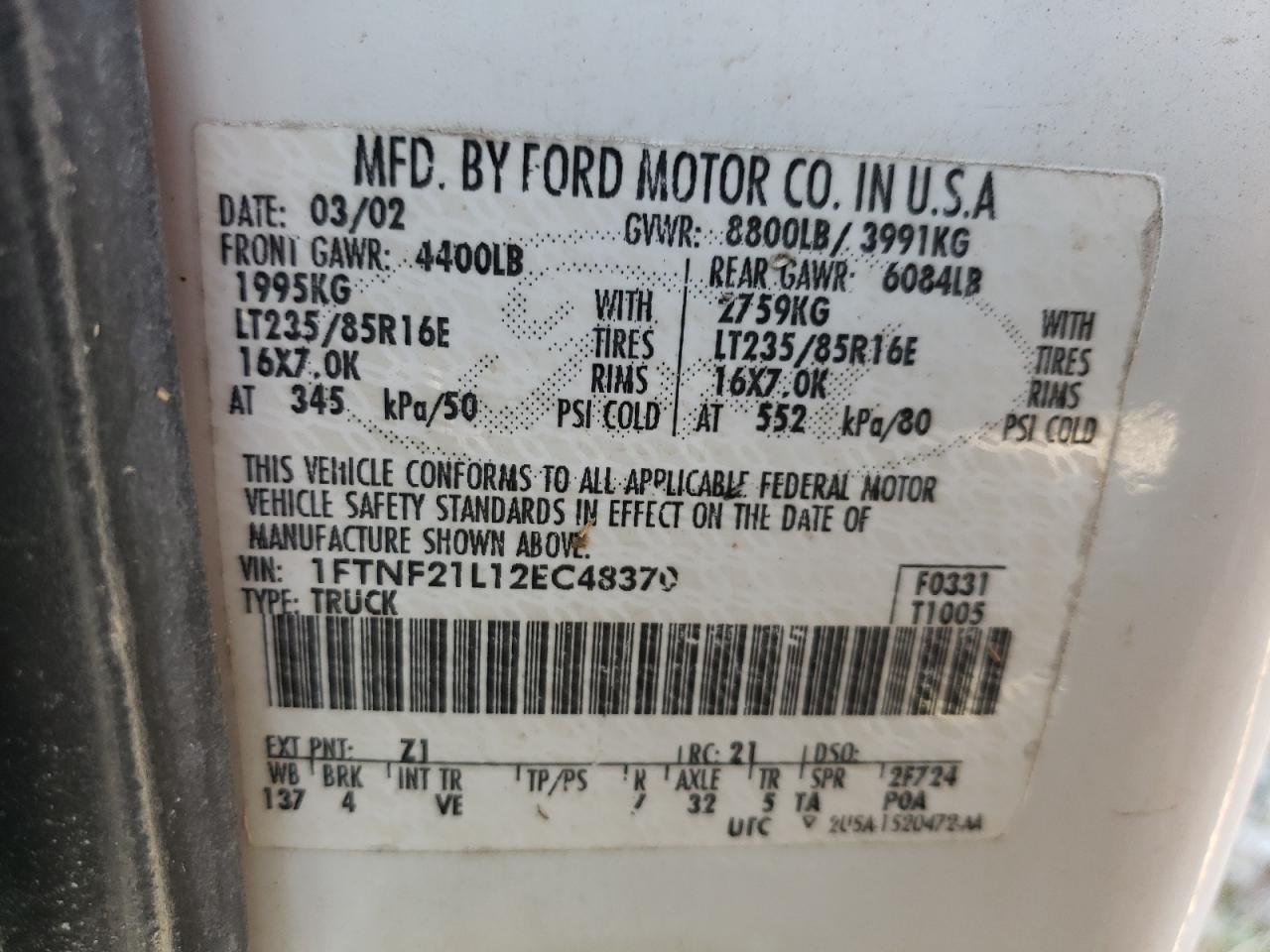 2002 Ford F250 - Image 13