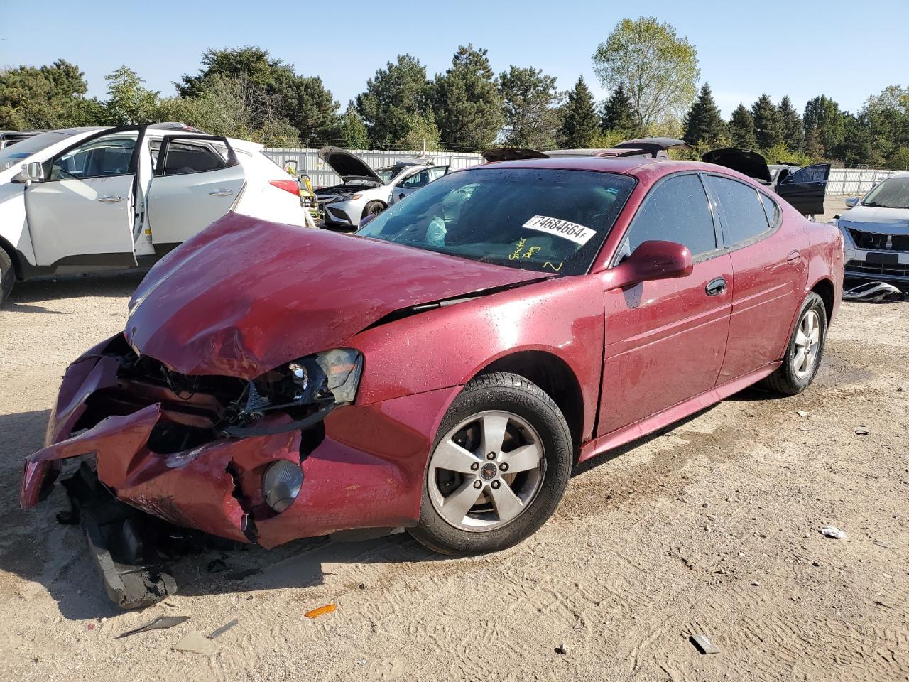 2005 Pontiac Grand Prix VIN: 2G2WP522051138414 Lot: 74684664